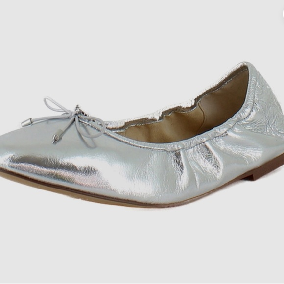 Sam Edelman Felicia Womens Flats Soft Silver Size US 8 EU 38.5 NWT - Picture 2 of 5